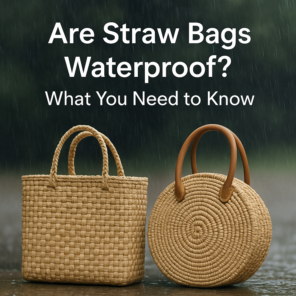 straw bag care infographic storage waterproofing