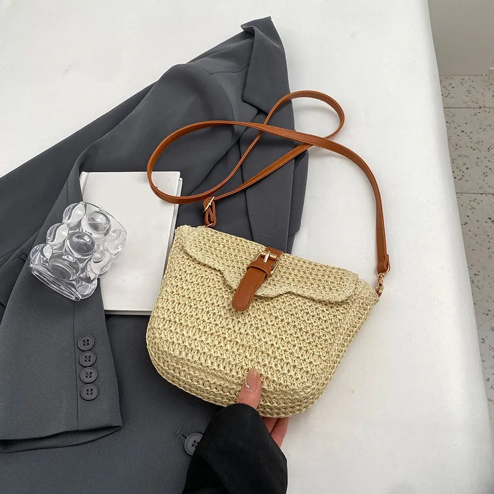 Cross Body Bag Straw