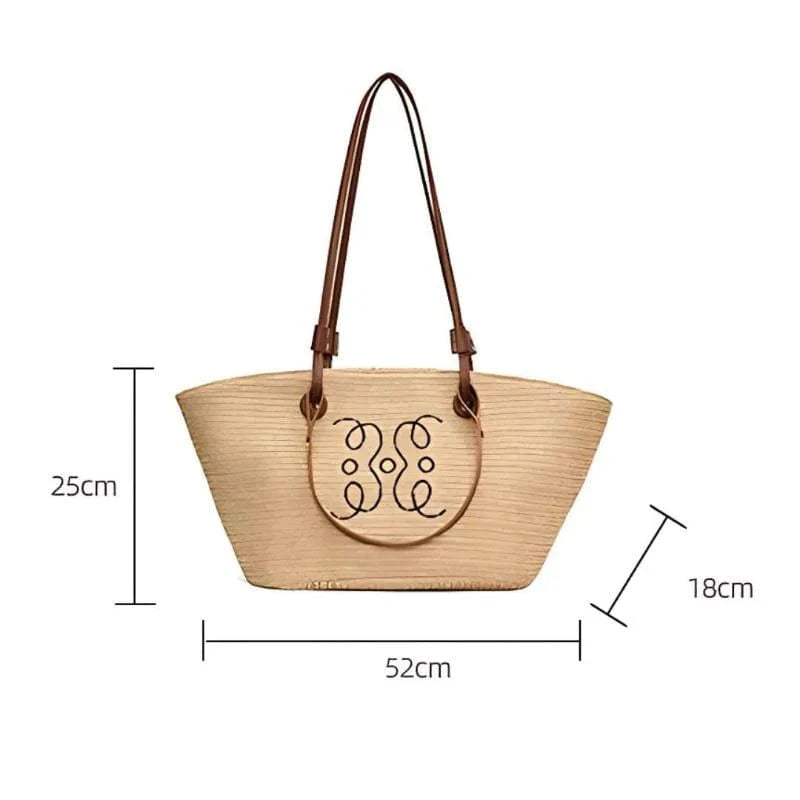 French Straw Basket Bag | Paris