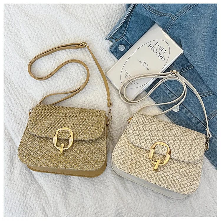 Raffia Crossbody Bag | Anastasia