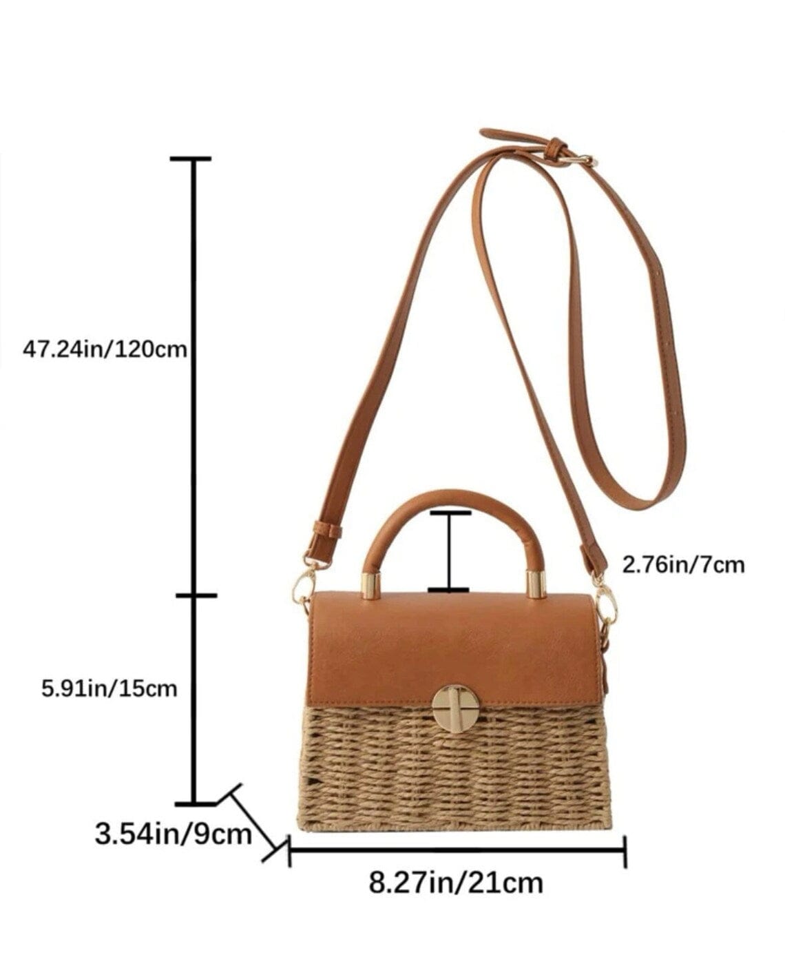 Wicker Shoulder Bag