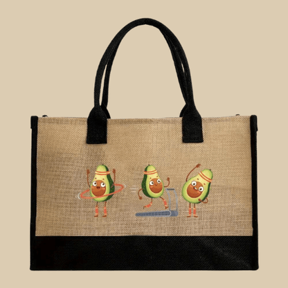 Beach Bag Jute | Sophie Avocado 1