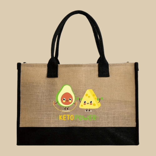 Beach Bag Jute | Sophie Avocado 2