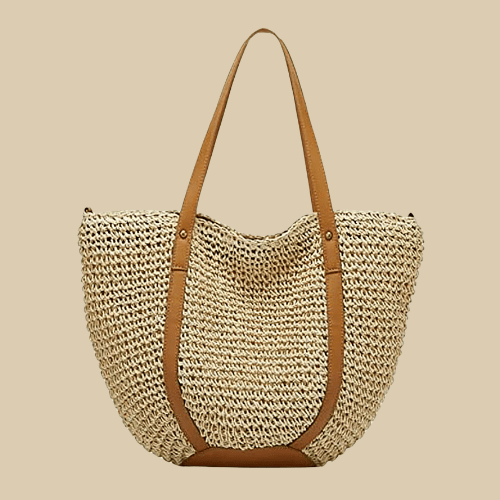 Beach Bag Straw | Eloise beige