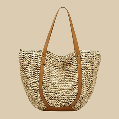 Beach Bag Straw | Eloise beige