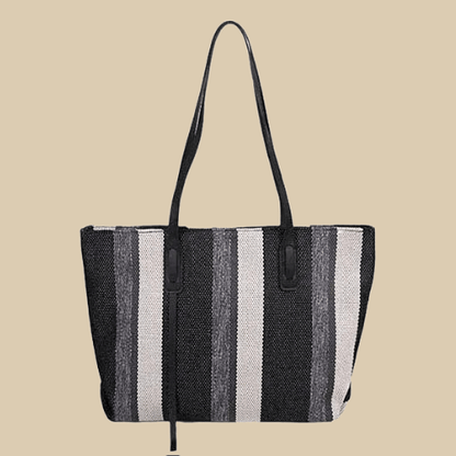 Black Raffia Bag | Dalla Black