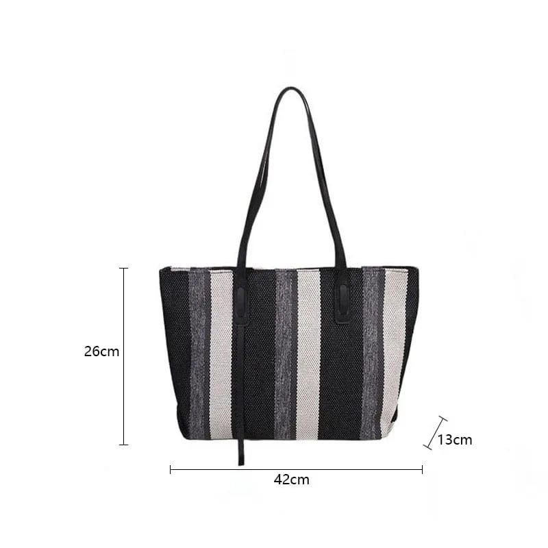 Black Raffia Bag | Dalla Black