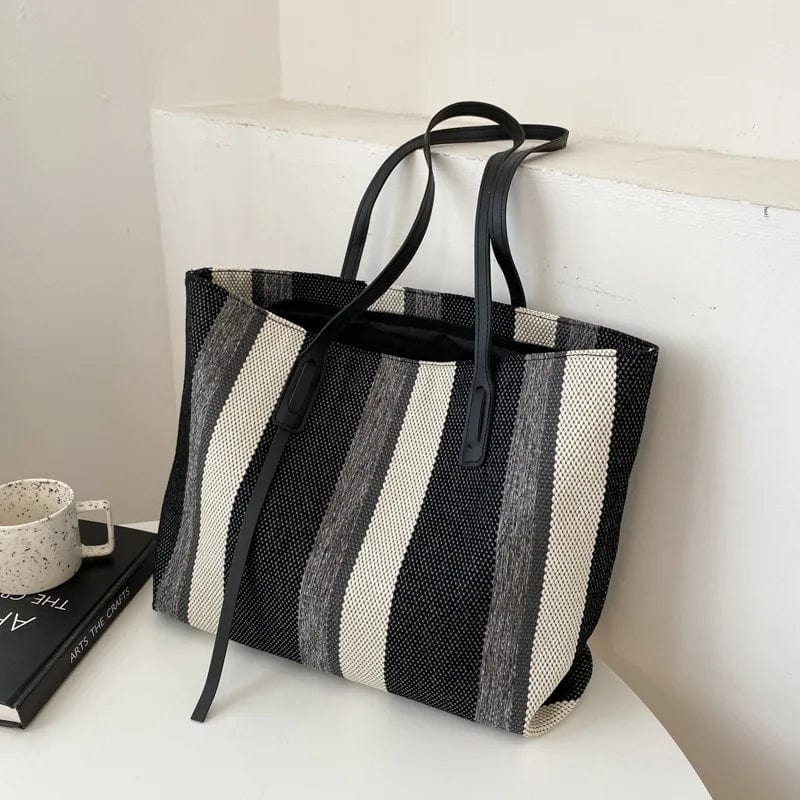 Black Raffia Bag | Dalla Black