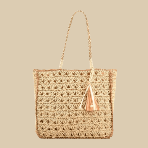 Crochet Bag Purse | Mariama Beige