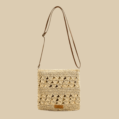 Crochet Crossbody Bag | Boho Beige