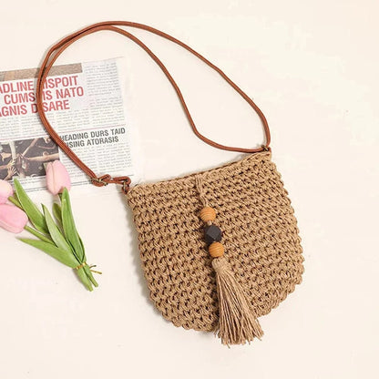 Crochet Crossbody Mini Bag