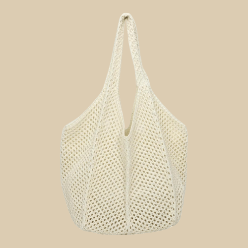 Crochet Grocery Bag White