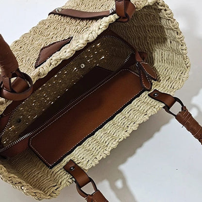 Designer Raffia Bag