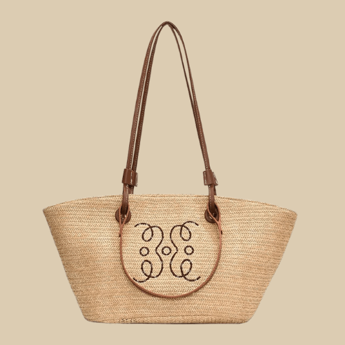 French Straw Basket Bag | Paris