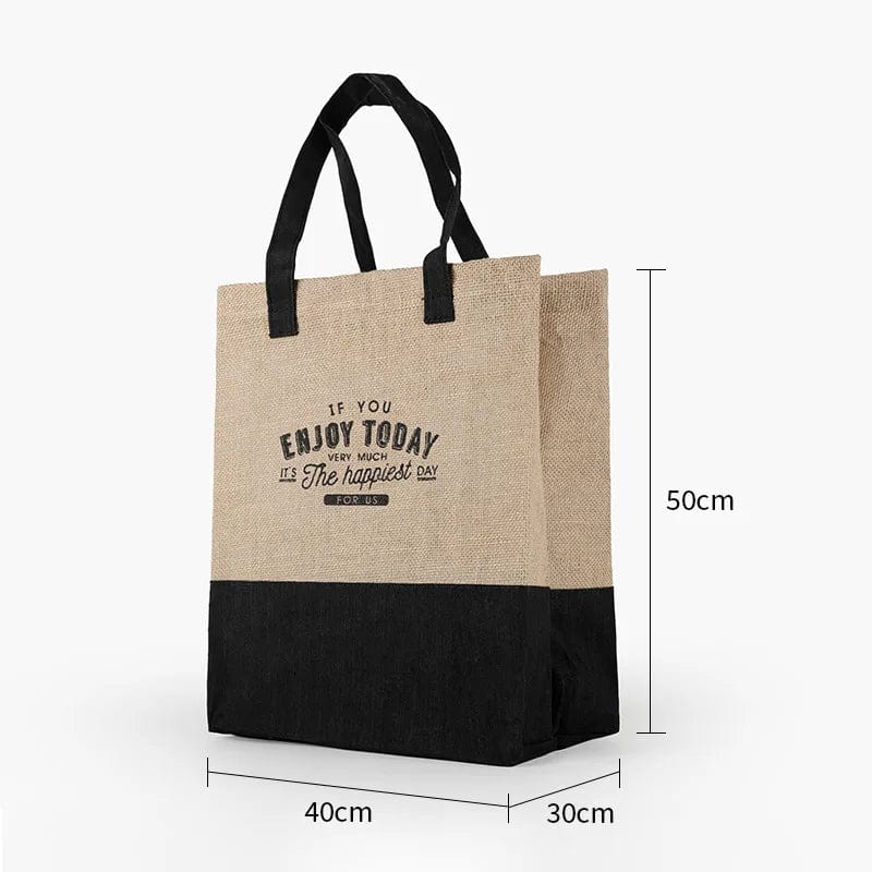 Jute Tote Bag Large