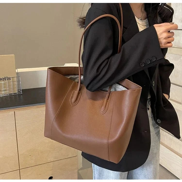 Ladies Leather Tote Bag | Milla