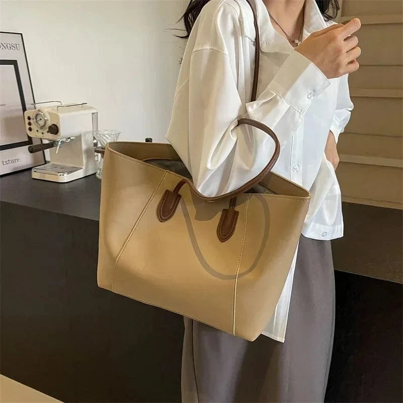 Ladies Leather Tote Bag | Milla