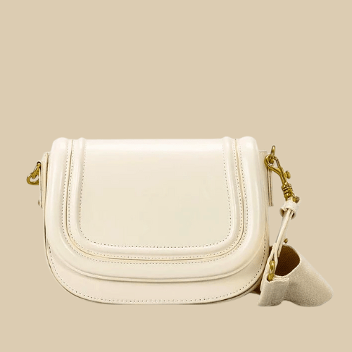 Ladies Small Leather Handbags | Pauline Beige