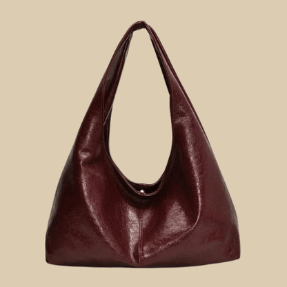 Leather Hobo Handbags | Dakota Burgundy