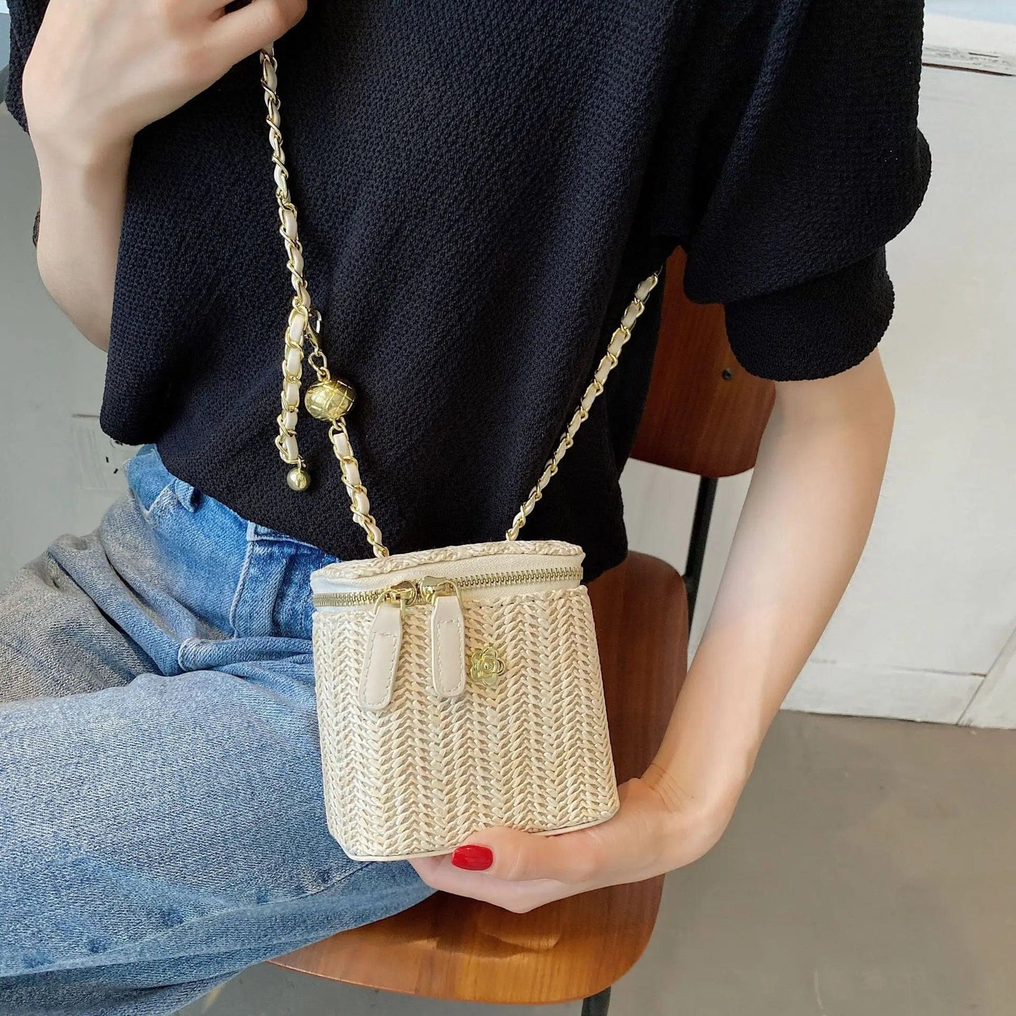 Luxury Straw Bags| Emeline