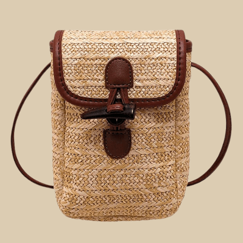 Mini Straw Bag | Jolyne light brown