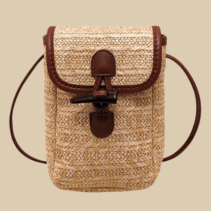 Mini Straw Bag | Jolyne light brown