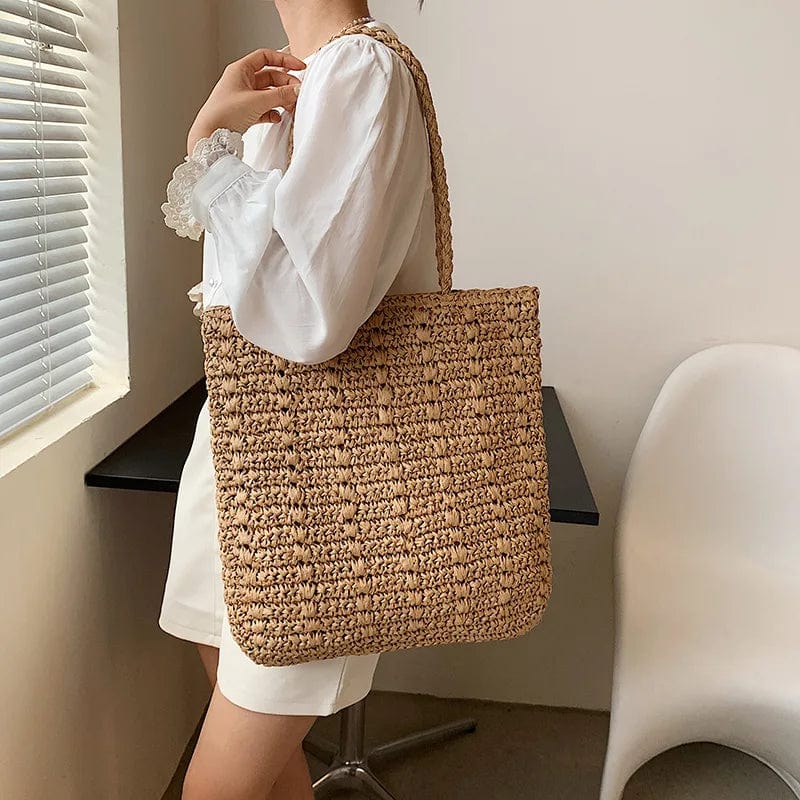 Raffia Shoulder Bag