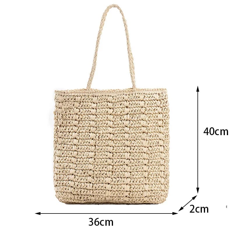 Raffia Shoulder Bag