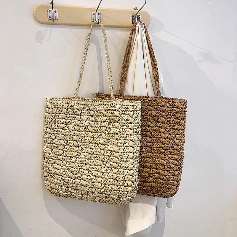 Raffia Shoulder Bag