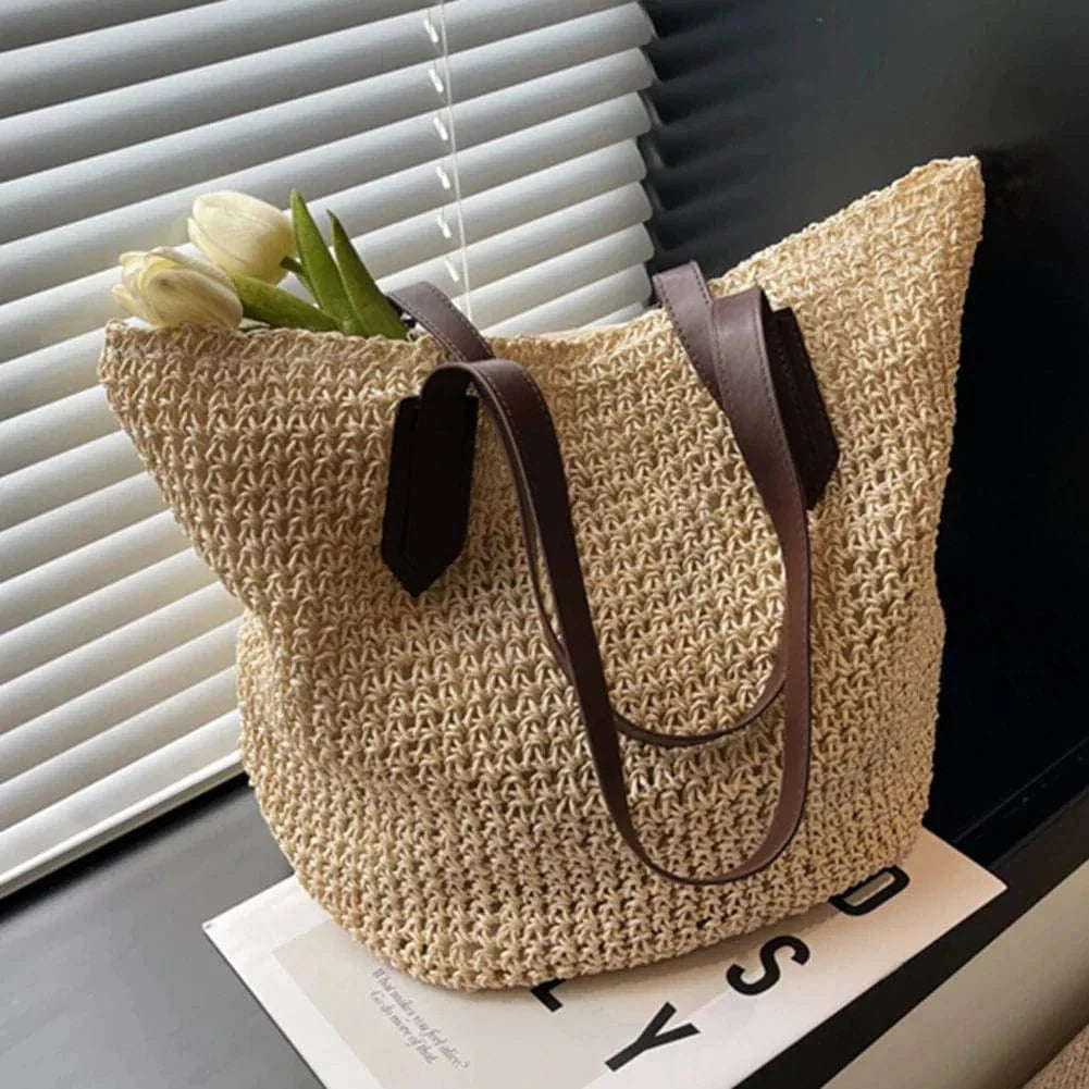 Raffia Tote Bag