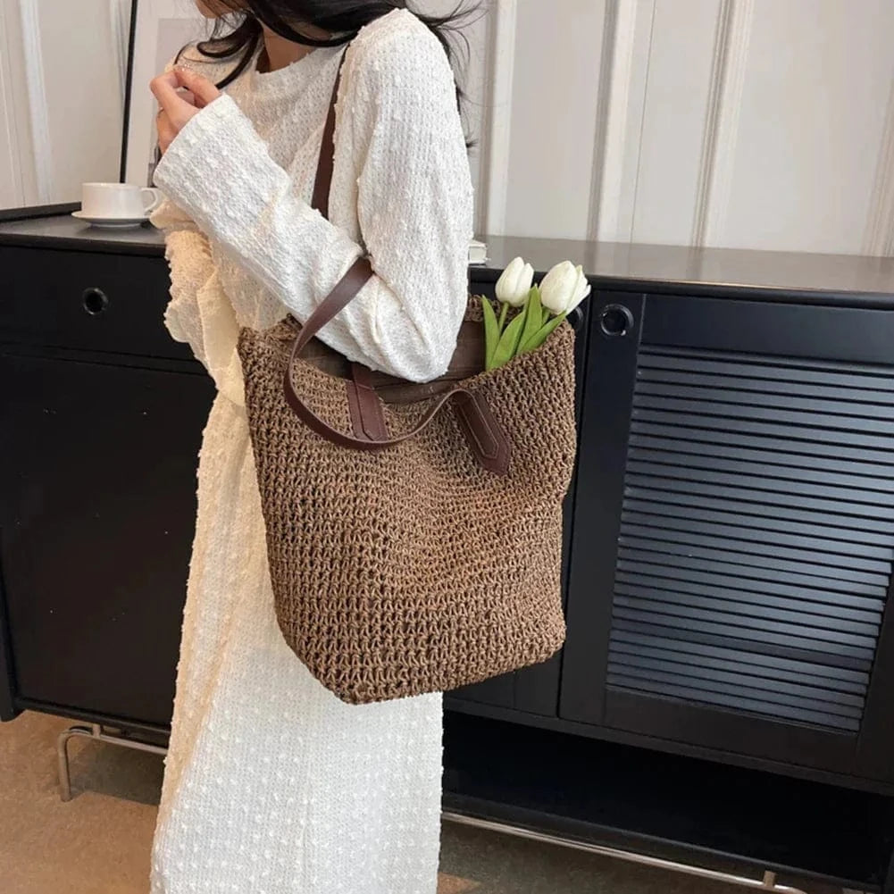 Raffia Tote Bag