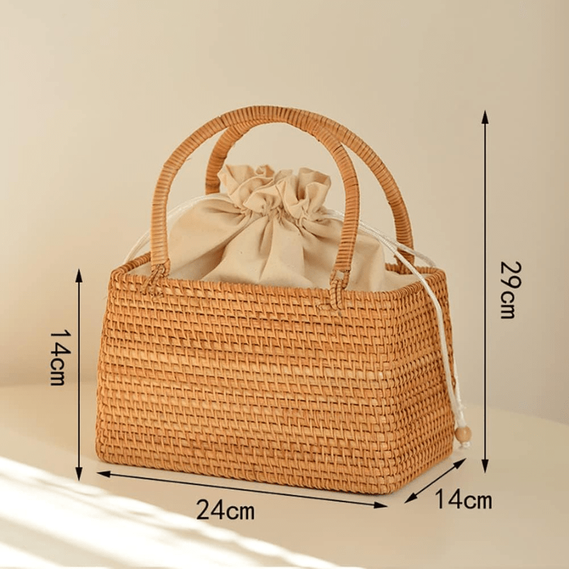 Rattan Beach Bag | Sandra