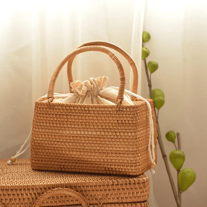 Rattan Beach Bag | Sandra