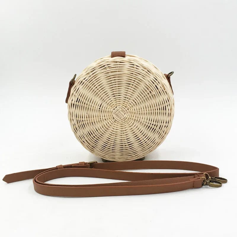 Rattan Circle Bag