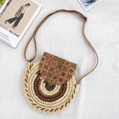 Round Straw Bag | Natania