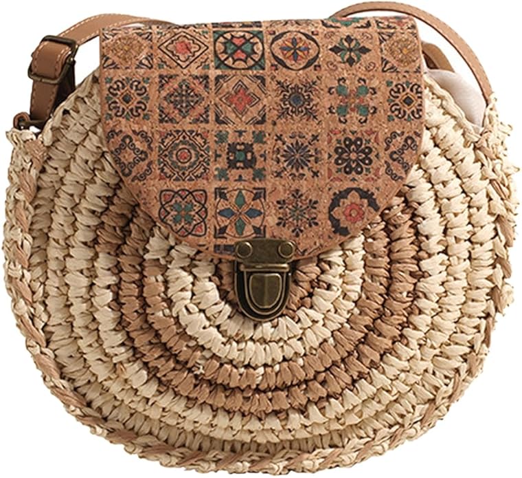 Round Straw Bag | Natania