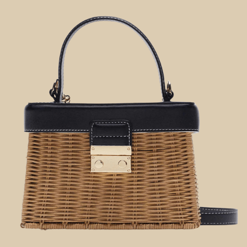 Small Wicker Bag | Sophie black