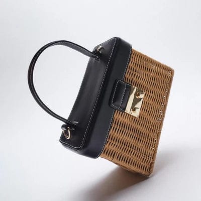 Small Wicker Bag | Sophie black