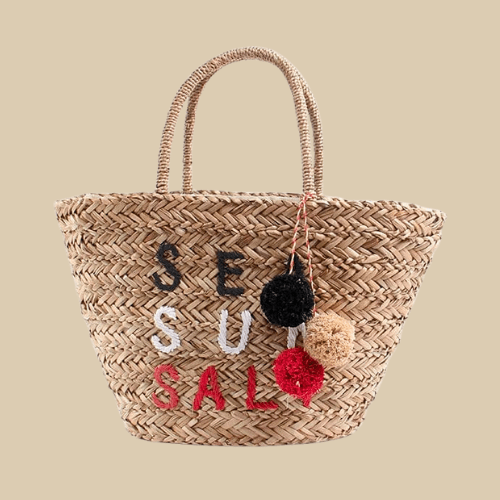 Straw Bag For Beach | Leona