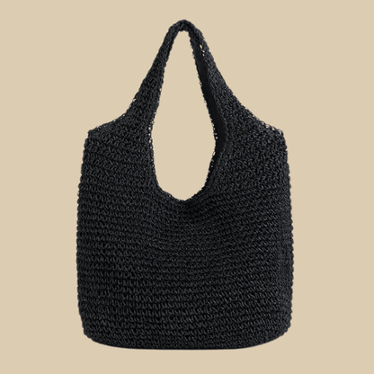 Straw Bags | Felicci Black