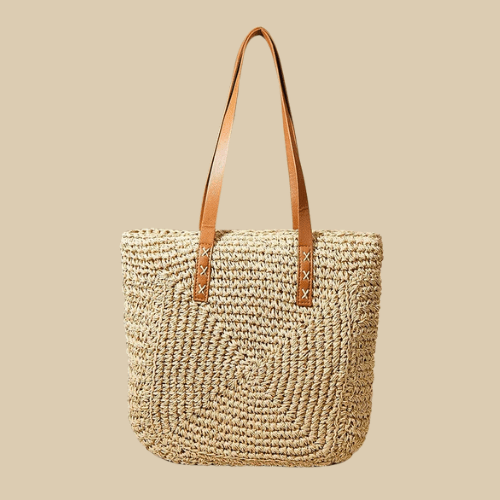 Straw Bags For Summer | Sunny Beige