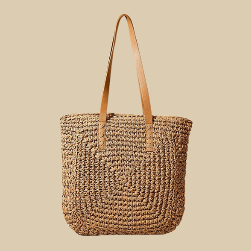 Straw Bags For Summer | Sunny Khaki