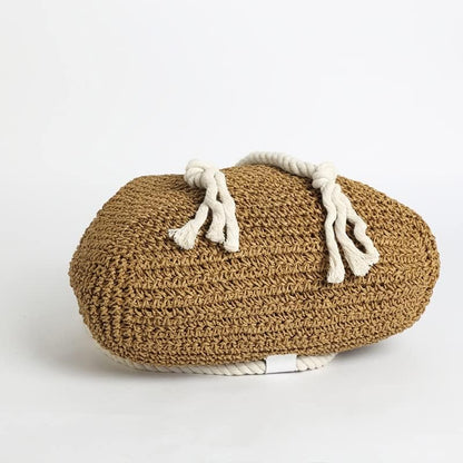 Straw Bucket Beach Bag | Felia