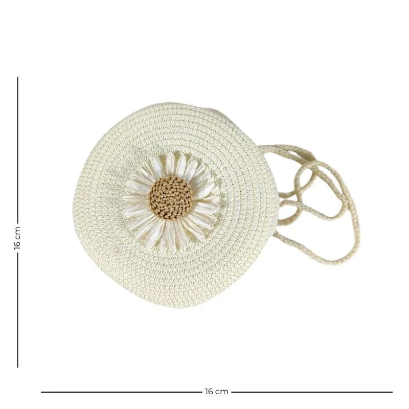 Straw Circle Bag | Floria