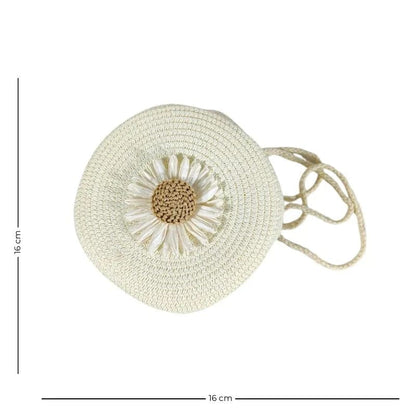 Straw Circle Bag | Floria