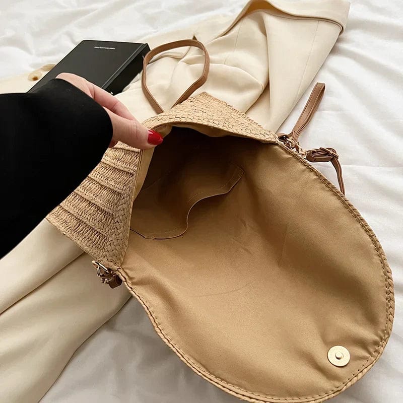 Straw Clutch Bag | Maddy