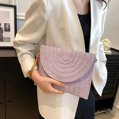 Straw Clutch Bag | Maddy