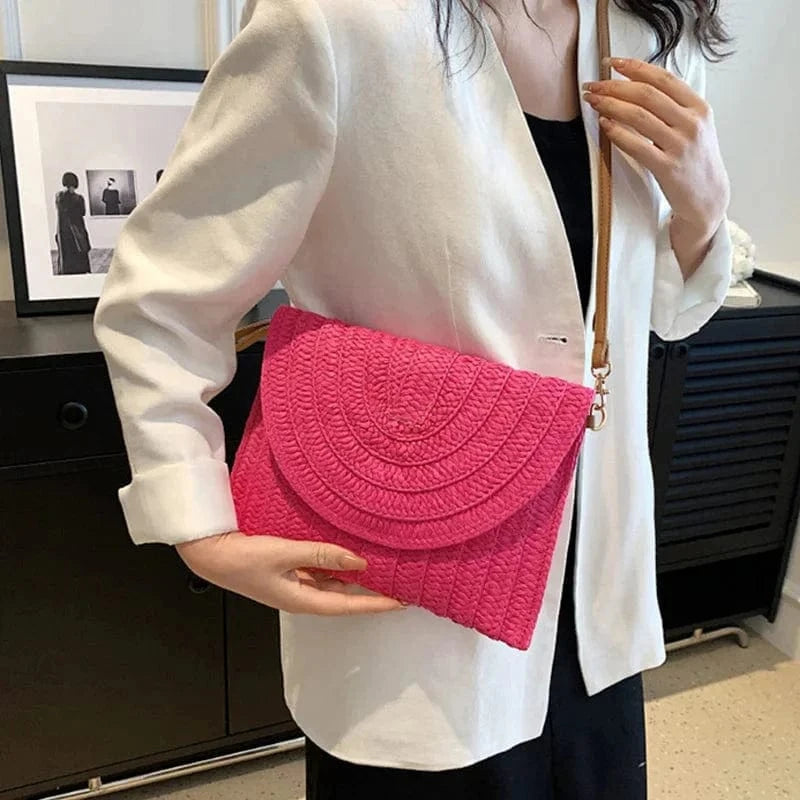 Straw Clutch Bag | Maddy