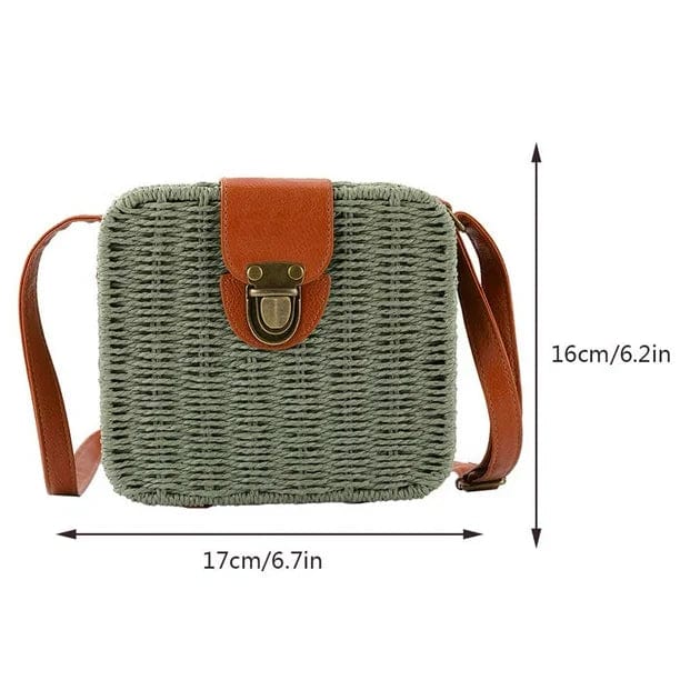 Straw Crossbody Bag | Leonie