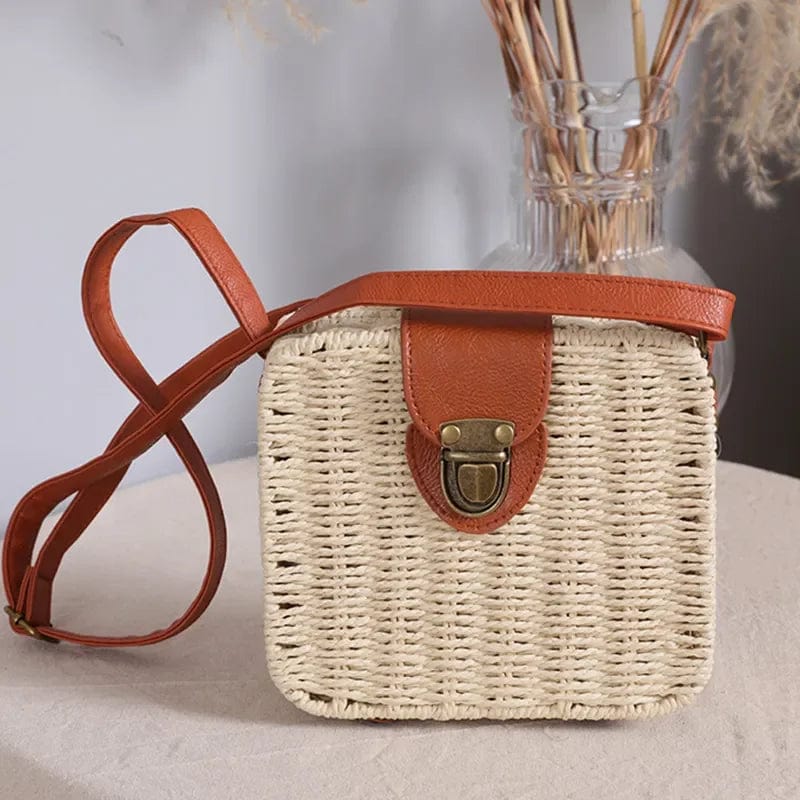 Straw Crossbody Bag | Leonie